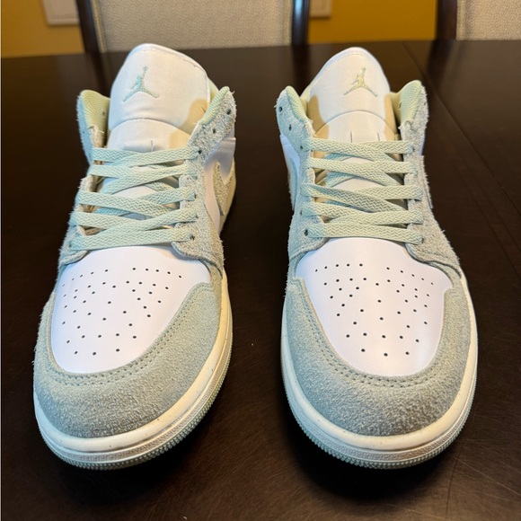 New Nike Air Jordan 1 Low Seafoam White Sneaker Shoes Size US 12 - Picture 5 of 13